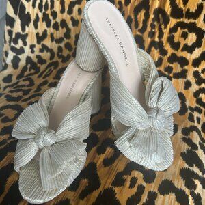 Gold Penny Knot Mules